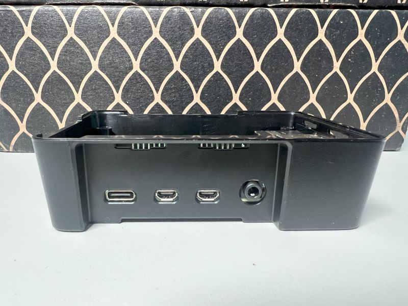 Image showing the side of the pi with USB-C and HDMI ports aligned correctly